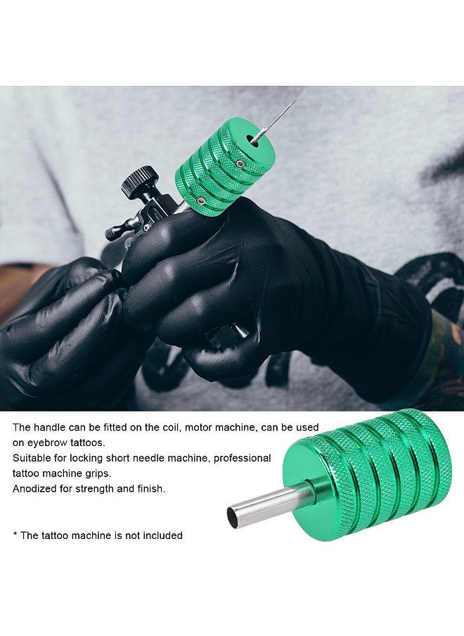 Generic - 35mm Aluminum Tattoo Machine Handle Grip Tube Adjustable For Cartridge Tattoo Needle Rotary & Coil Tattoo Machine Gun Handle Grip Green - Image 1