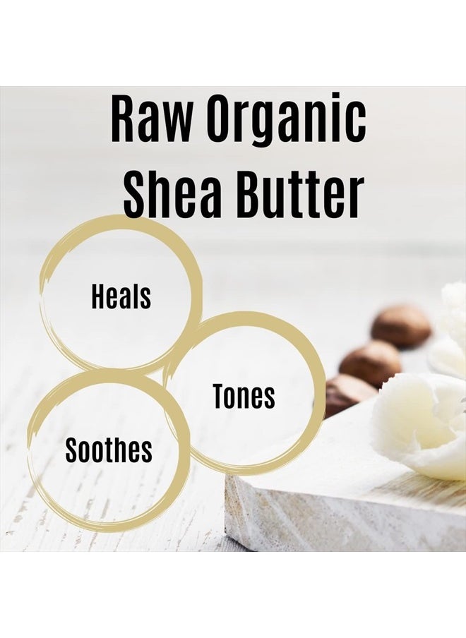 ibodycare Organic Raw Cocoa Butter Shea Butter Body Balm with Coconut Oil, 8 oz Unrefined Natural Body Butter Blend with Shea Butter Moisture for Women, Baby, Children, Men, All Body  - Image 4