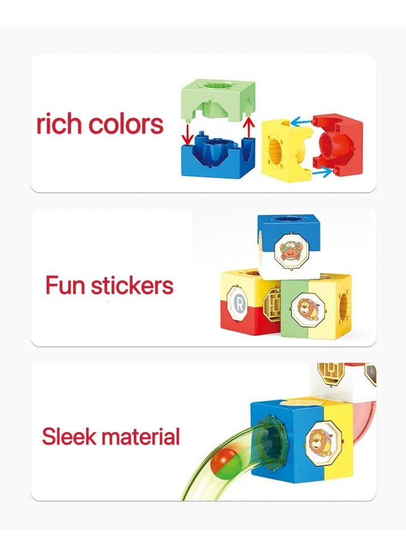 Magnetic Toys Building Block Set With Storage Box,Stacking Blocks 118 PCS,Early Educational Building Toys Set  - Image 2
