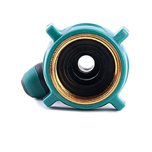 Wocst Garden Hose Splitter Water-pipe metal valves,Arthritis Friendly Fitting Shut Off Ball Valve Connector - Image 3