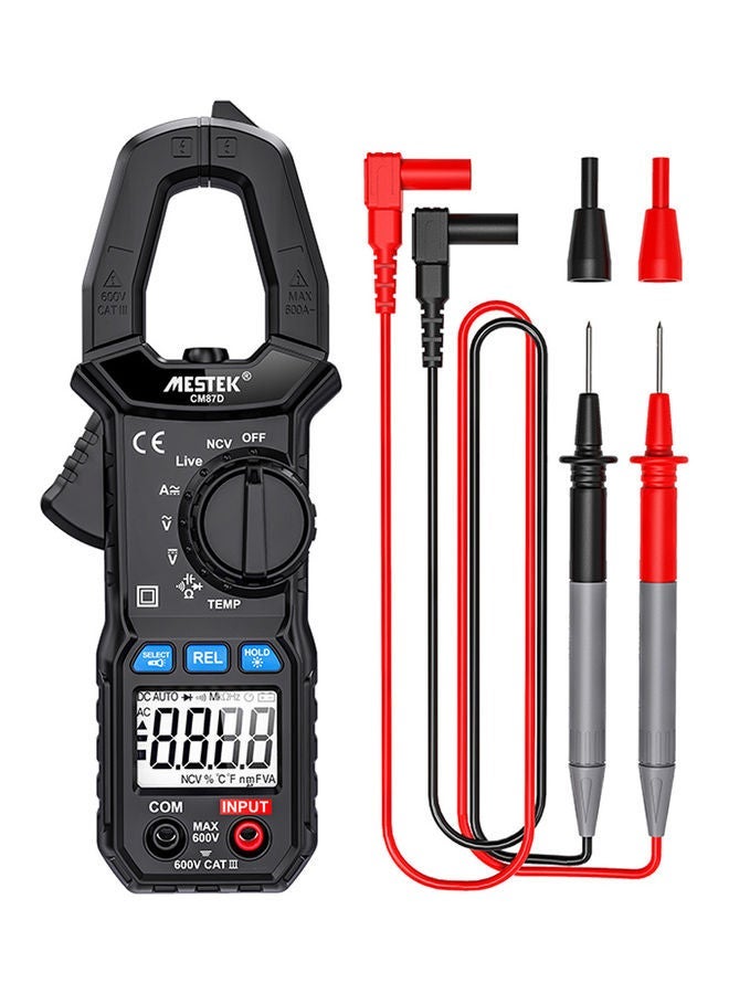 NIBEMINENT LCD Display Digital Clamp Meter Black - Image 1