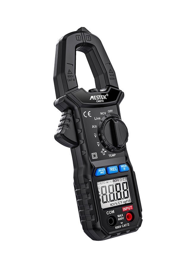 NIBEMINENT LCD Display Digital Clamp Meter Black - Image 4