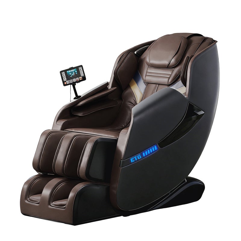 ETG Premium SL Track Massage Chair with 3D Human-Like Massage, Zero Gravity Recline, AI Voice Control, Bluetooth HiFi Speakers, Full Body Airbags, Foot Roller & Heat Therapy – Smart Body Scan, Extendable Footrest - Image 1