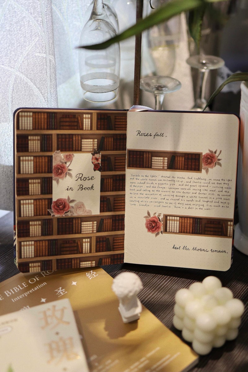 WT Academia Washi Tape Set, 5 Rolls, Original Designs, Vintage Floral Decorative Masking Tape, DIY Crafts, Bullet Journals, Planners, Scrapbooking, Journals Gifts, Adhesive Wrapping Tape, Paper Tape - Image 5