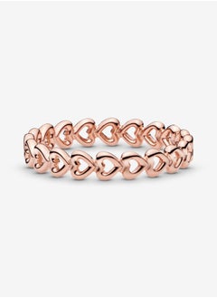 PANDORA 14k Rose gold-plated heart ring, Size 60  - Image 5