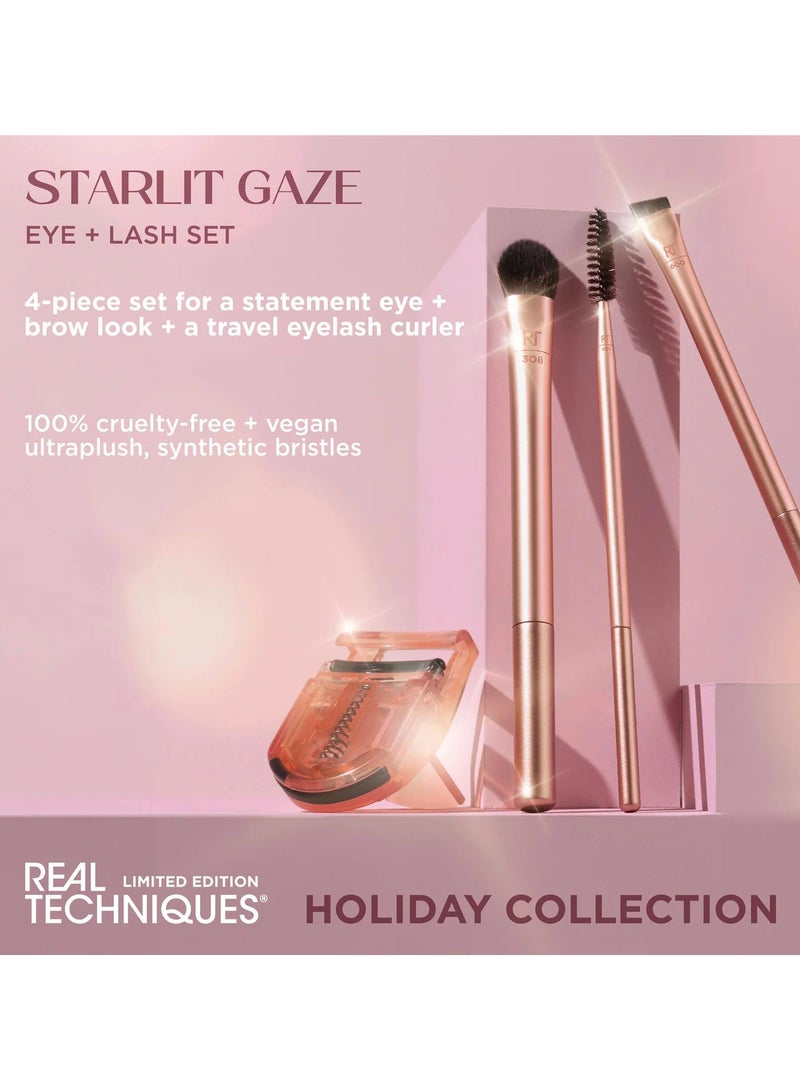 REAL TECHNIQUES Starlit Gaze Eye + Lash Set Black - Image 5
