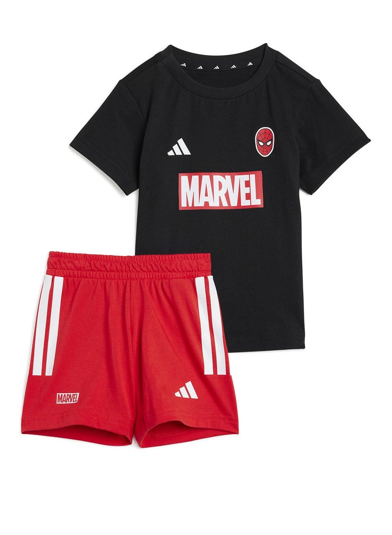 adidas طقم رياضي للأطفال من مستر مافيل أسود - Image 1