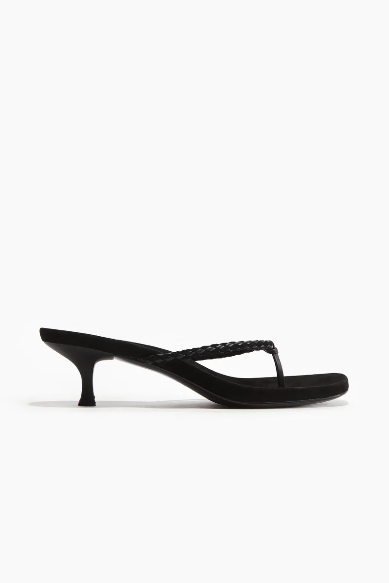 H&M Heeled suede sandals