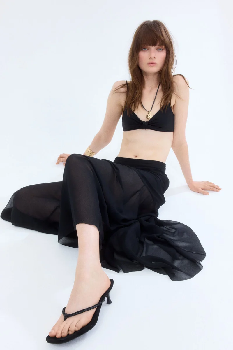 H&M Heeled suede sandals