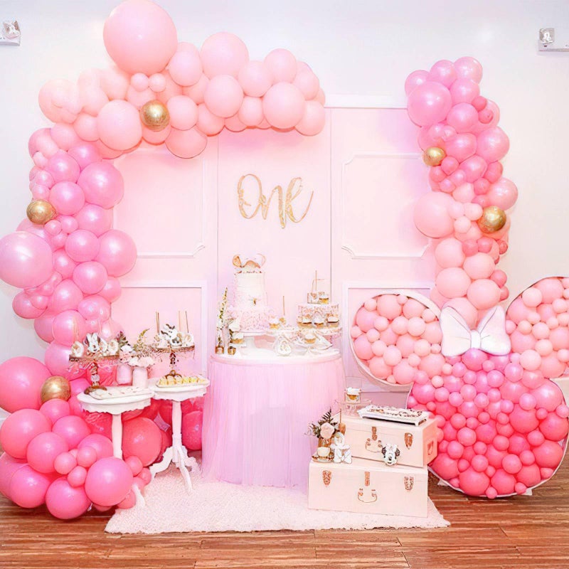 PartyWoo Light Pink Balloons 152pcs Different Sizes of 18 12 10 5 Inch Pastel Pale Baby Pink Balloon Arch Kit Garland for Baby Shower Bachelorette Bridal Shower Birthday Party Decorations Pink-Y48 - Image 5