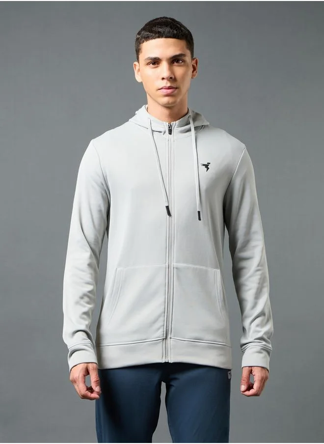 Technosport SOLID HOODIE WITH ZIP