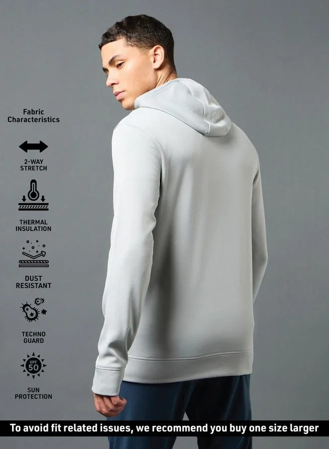 Technosport Technosport Solid Long Sleeve Hoodie with Zip Closure