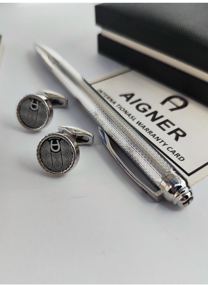 AIGNER - A set of Aigner pen and cuff - Image 1