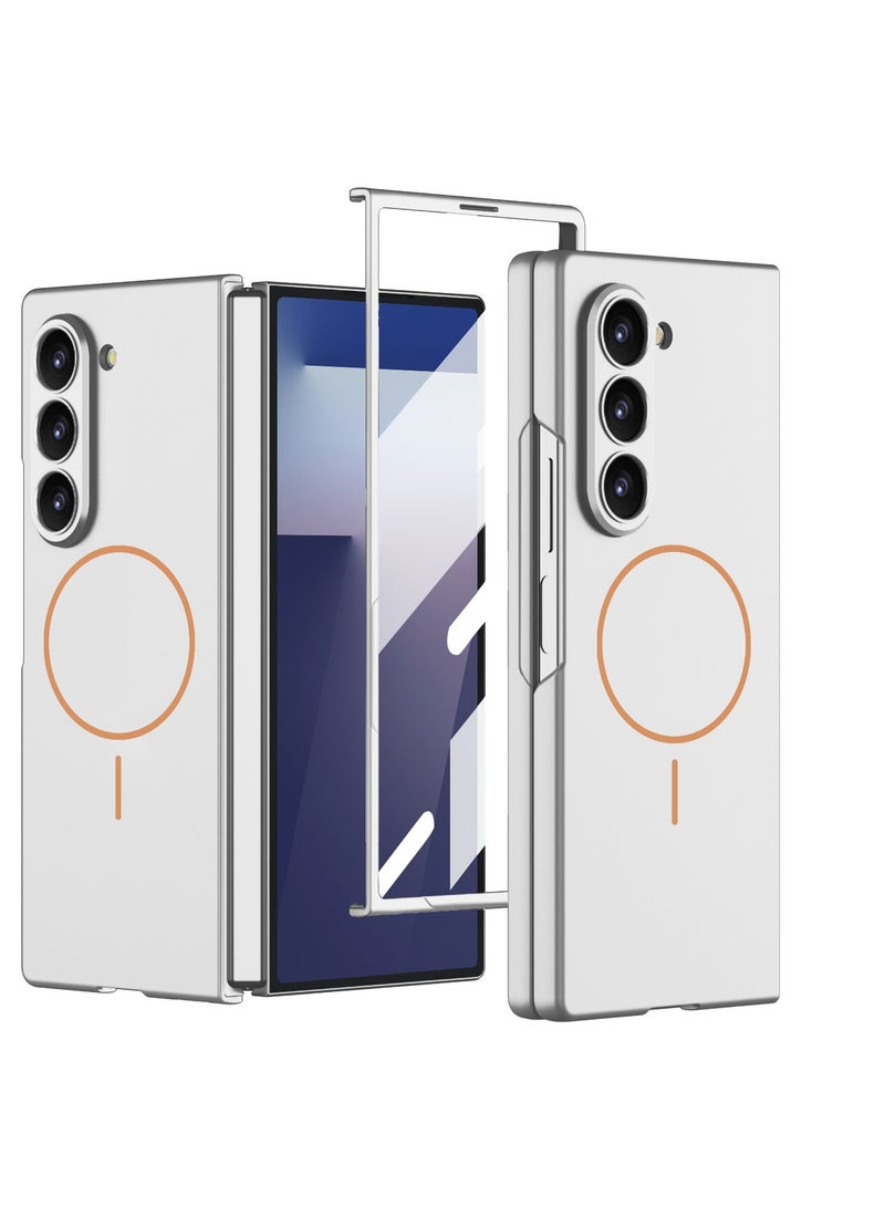 GKK Stylish Slim Protective Case Compatible with Samsung Galaxy Z Fold 7 5G (2025) , Polycarbonate with Screen Protector and [Compatible with MagSafe], Full-Cover Hard Shell - Image 1