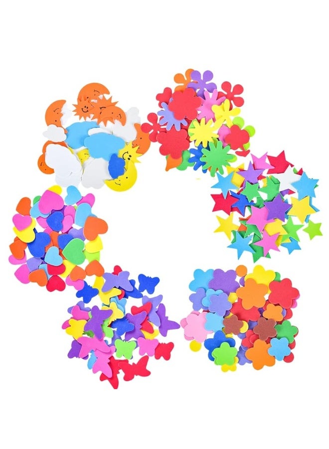 iKammo Foam Letter Stickers 3D Gillter Foam Journal Stickers Decorative Stickers Ribbon Stickers Aesthetic Stickers for Office Home Decorative Stickers (3D Flower B) - Image 4