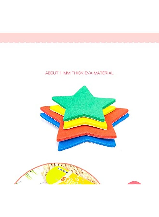 iKammo Foam Letter Stickers 3D Gillter Foam Journal Stickers Decorative Stickers Ribbon Stickers Aesthetic Stickers for Office Home Decorative Stickers (3D Flower B) - Image 2