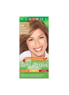 CLAIROL PROFESSIONAL Clairol Balsam Permanent Hair Dye 54 Light Golden Brown Hair Color Pack Of 1  - Image 1