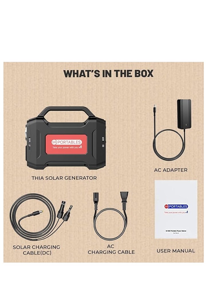 Portable Lithium Solar Generator ,THIA