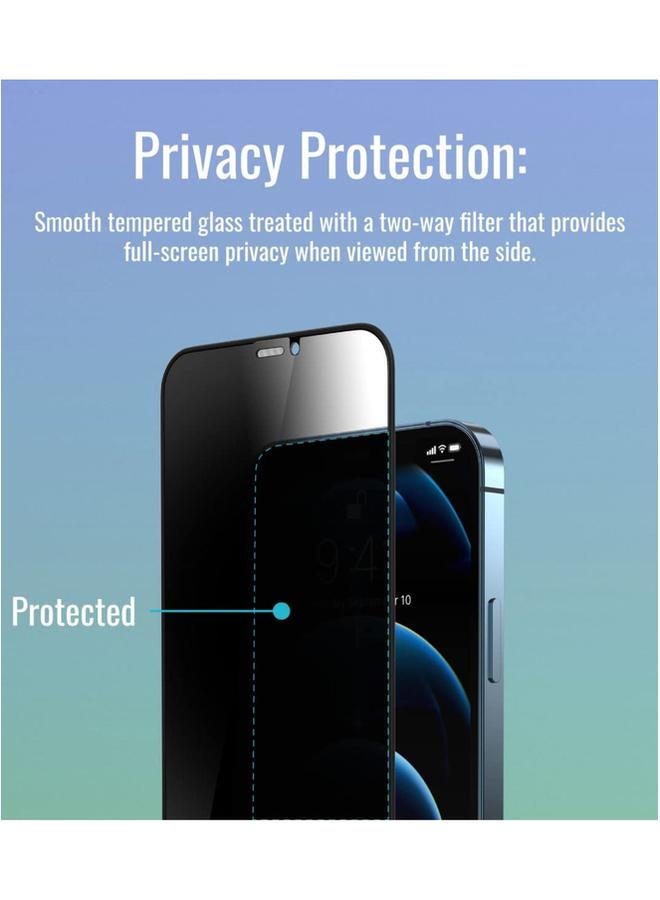 PROMASS Privacy Glass Screen Protector For Iphone 11 Pro Clear Anti Spy 3D Tempered Glass Screen Guard Aegis I11Pro - Image 2