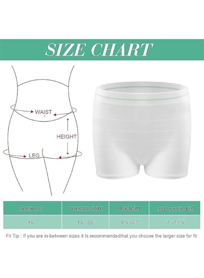 JS 5 Pcs Disposable Maternity Postpartum Panties, High Waist Breathable Mesh Panties C Section, Maternity Underwear Postpartum Hospital Recovery Maternity Briefs for Women - Image 2