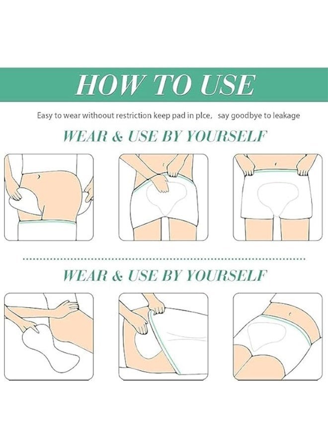 JS 5 Pcs Disposable Maternity Postpartum Panties, High Waist Breathable Mesh Panties C Section, Maternity Underwear Postpartum Hospital Recovery Maternity Briefs for Women - Image 3