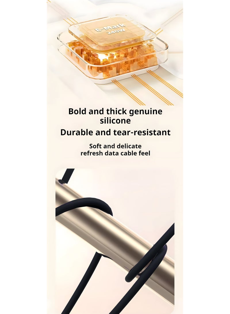 Addthis 240W 4 in 1 1.5~2m  mobile phone super fast charging cable - Image 5