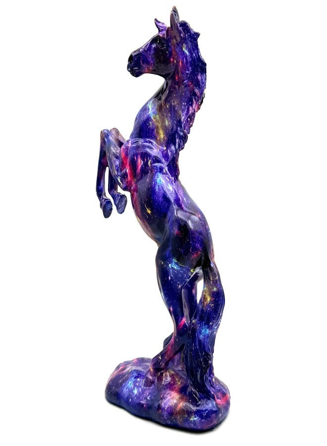 FUNSXBUG Colorful Art Horse Statue Figurines Ornament Sculpture Collectibles Home Office Living Room Desktop Display Tabletop Decoration Resin - Image 3