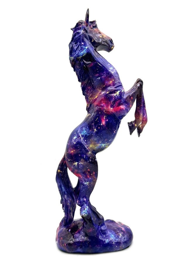 FUNSXBUG Colorful Art Horse Statue Figurines Ornament Sculpture Collectibles Home Office Living Room Desktop Display Tabletop Decoration Resin - Image 4