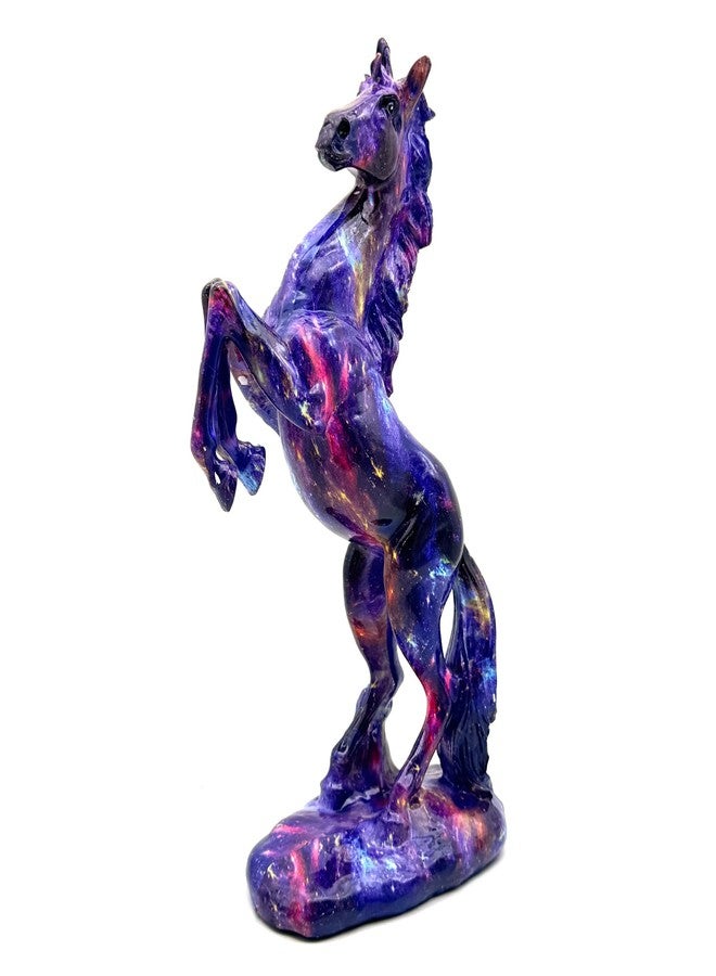 FUNSXBUG Colorful Art Horse Statue Figurines Ornament Sculpture Collectibles Home Office Living Room Desktop Display Tabletop Decoration Resin - Image 2