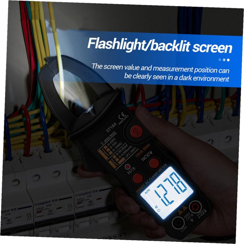 Smart Digital Clamp Multimeter with Ac/dc Voltage Measurement and Electrical Ammeter Function – Portable Clamp Tester for Industrial and Home Use - Image 5