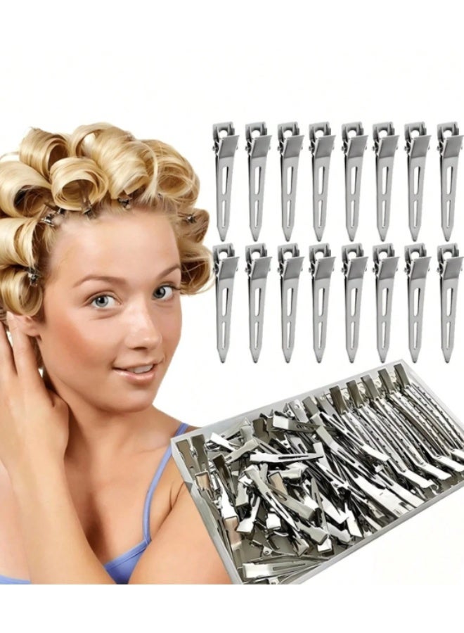 20 pcs loose hair clips (5.5 cm) – salon-quality styling tool for DIY use. Adds volume at the roots and enhances hair shape for a professional look - Image 1