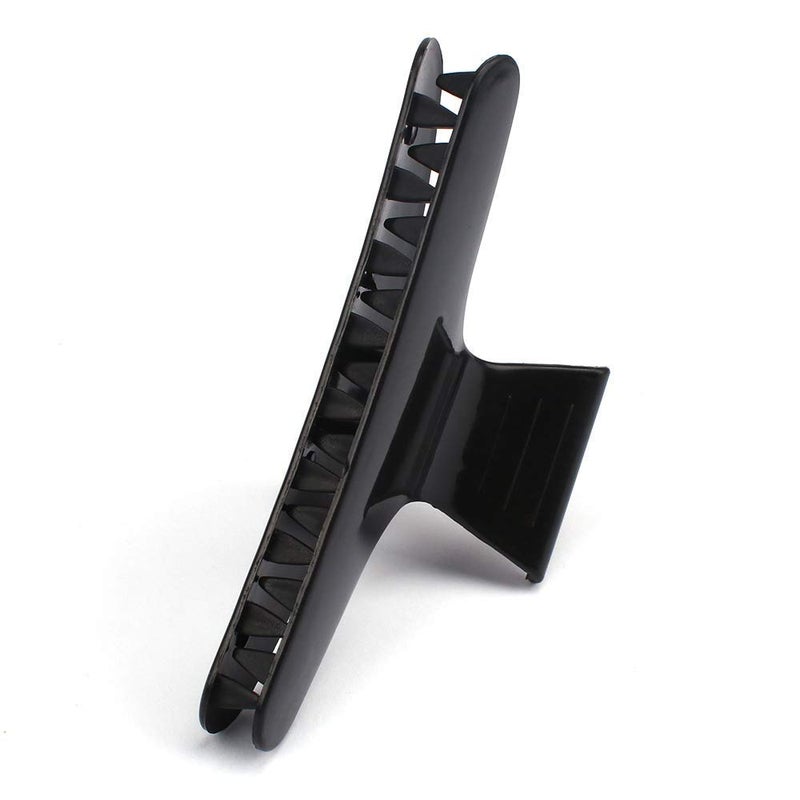 BAHABY Hair Clips for Styling Sectioning 12 Pack Black White Butterfly Clamps Hair Claw Clips Pro Salon Hair Clips for Styling, Sectioning, Cutting and Coloring - Image 3