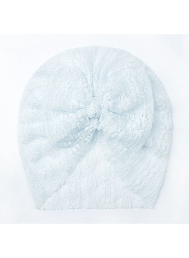 Baby lace hat, cute princess-style baby hat, breathable bow baby hat
