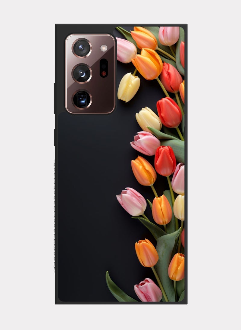 PXLAAT Samsung Galaxy Note 20 Ultra case cover Flowers - Image 1