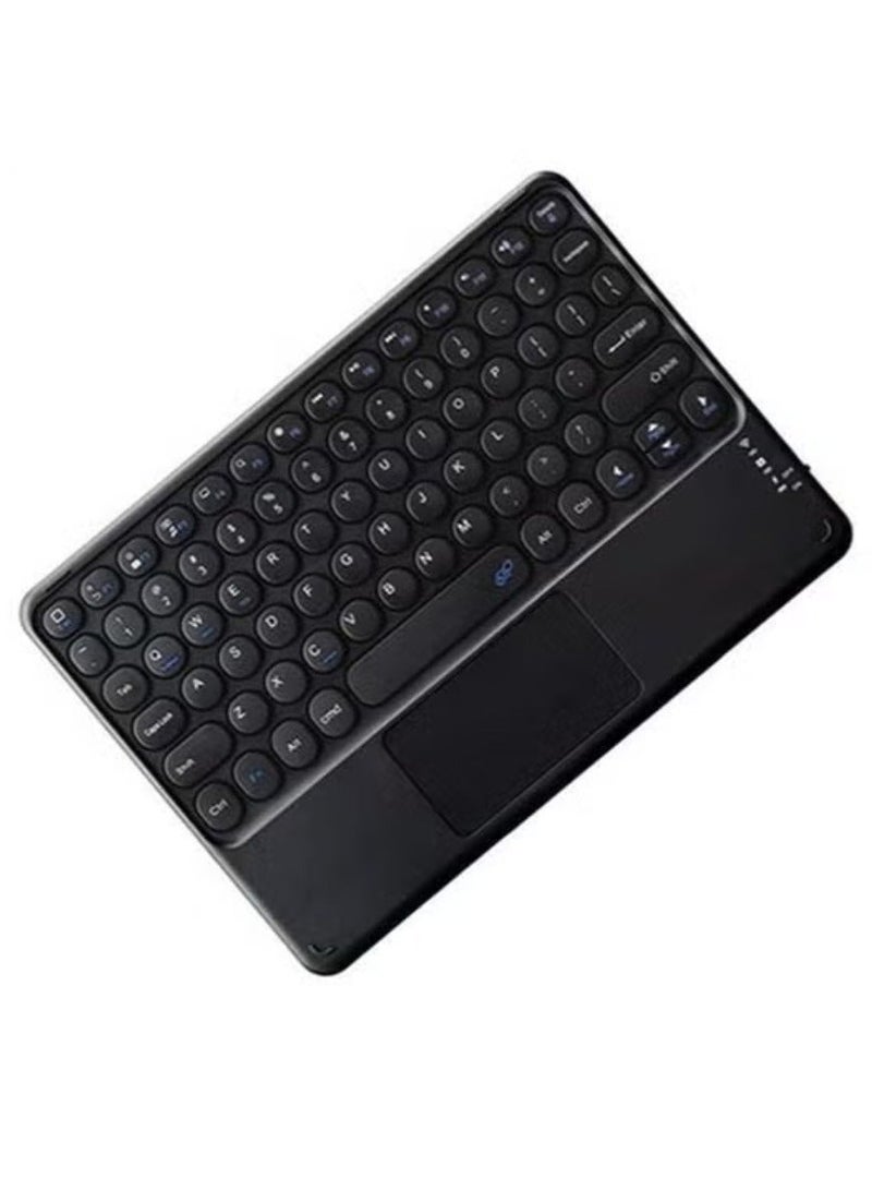 MUNTAQI حافظة ذكية مع لوحة لمس لجهاز سامسونج جالكسي تاب A8 (X200) - فوليو فائق النحافة مع لوحة لمس مدمجة، قاعدة قابلة للتعديل، وظيفة النوم/الاستيقاظ التلقائي، حماية كاملة، تصميم متين، أسود - Image 2