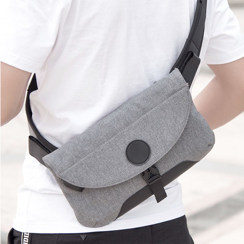 1pc Leisure Chest Pack Men Single-shoulder Bag -body Pack Outdoor Sports Waist Bag Multifunctional Pouch - Image 4