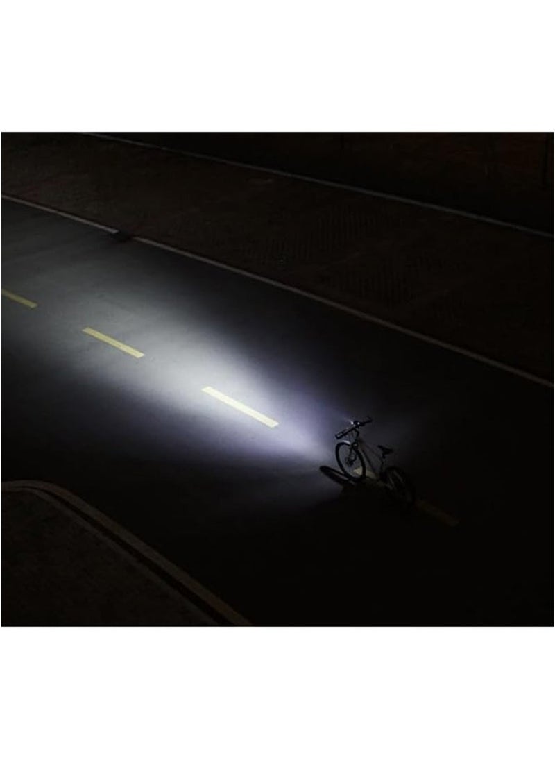 أس تس إل أضواء دراجة قابلة لإعادة الشحن، مصباح أمامي للدراجة للقيادة ليلاً، مصباح مزدوج لشحن سولور وسهل التركيب لشحن الهاتف (أزرق) - Image 5