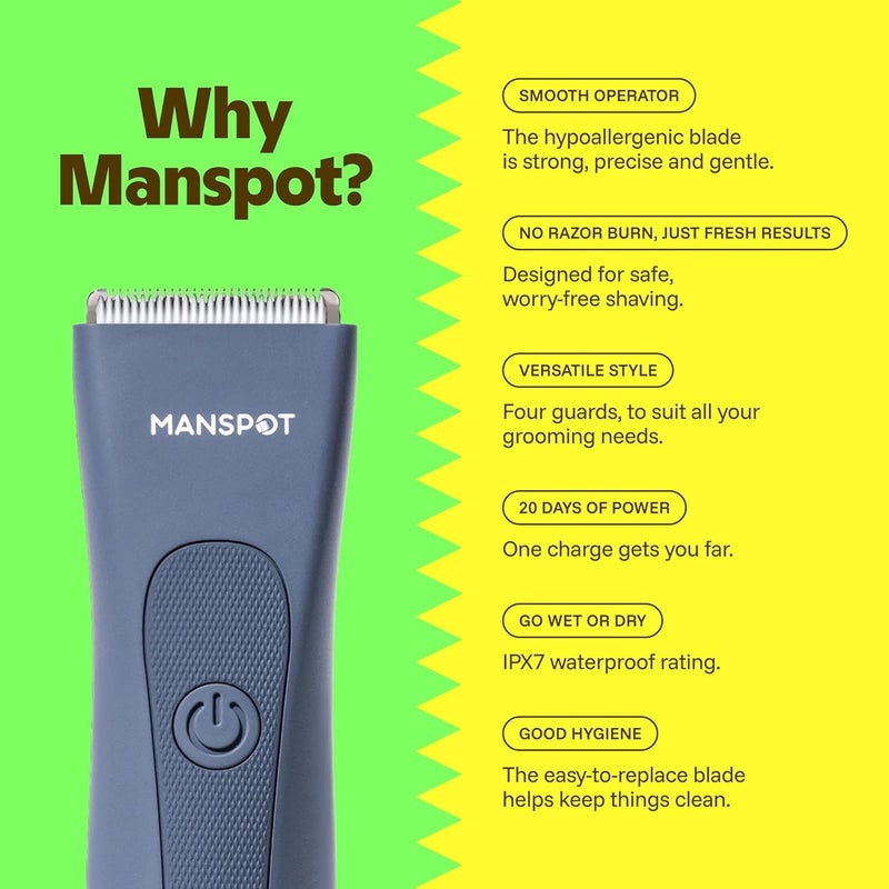 Electric Body Hair Trimmer (Blue4) - Image 2