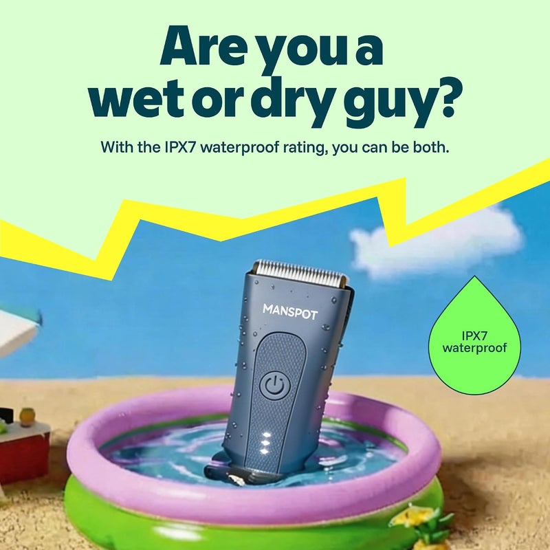Electric Body Hair Trimmer (Blue4) - Image 5