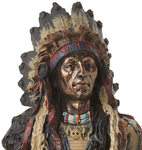 StealStreet SS-G-11358 Native American Warrior Collectible Indian Decoration Figurine Statue - Image 4