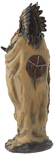 StealStreet SS-G-11358 Native American Warrior Collectible Indian Decoration Figurine Statue - Image 3