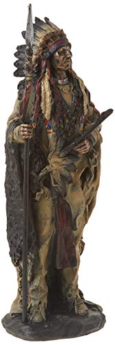 StealStreet SS-G-11358 Native American Warrior Collectible Indian Decoration Figurine Statue - Image 2