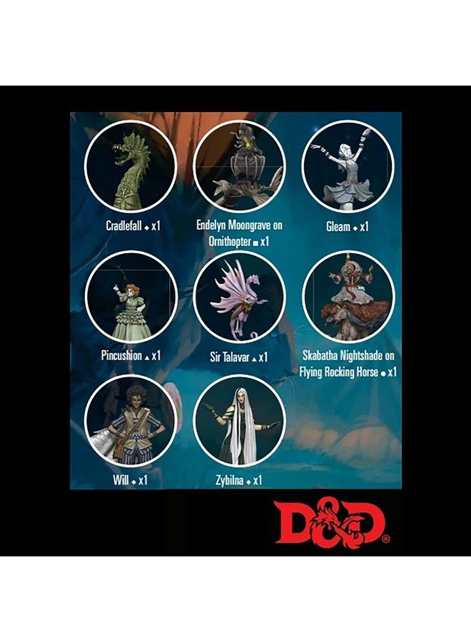 WiZKiDS D&D Idols Of The Realms: The Wild Beyond The Witchlight : مجموعة ثنائية الأبعاد مكونة من 20 قطعة من ألعاب تقمص الأدوار المصغرة المصنوعة من الأكريليك ثنائية الأبعاد من Dungeons & Dragons - Image 4