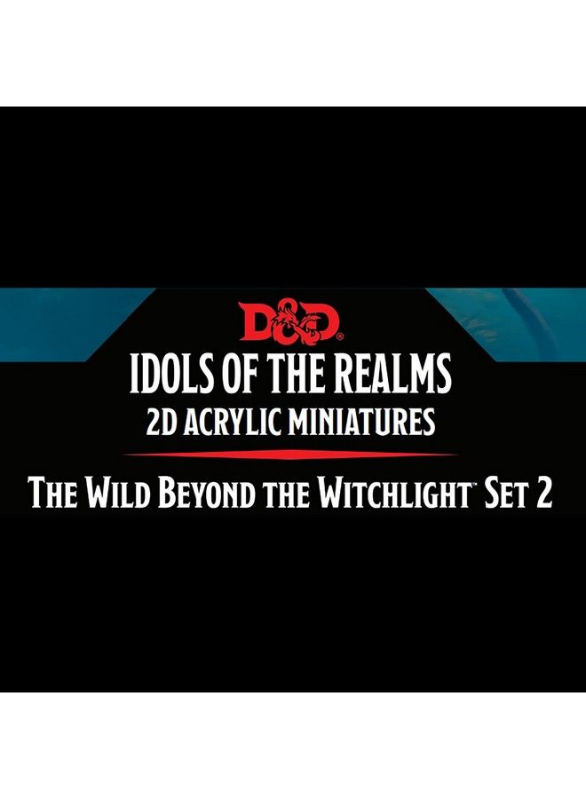 WiZKiDS D&D Idols Of The Realms: The Wild Beyond The Witchlight : مجموعة ثنائية الأبعاد مكونة من 20 قطعة من ألعاب تقمص الأدوار المصغرة المصنوعة من الأكريليك ثنائية الأبعاد من Dungeons & Dragons - Image 3