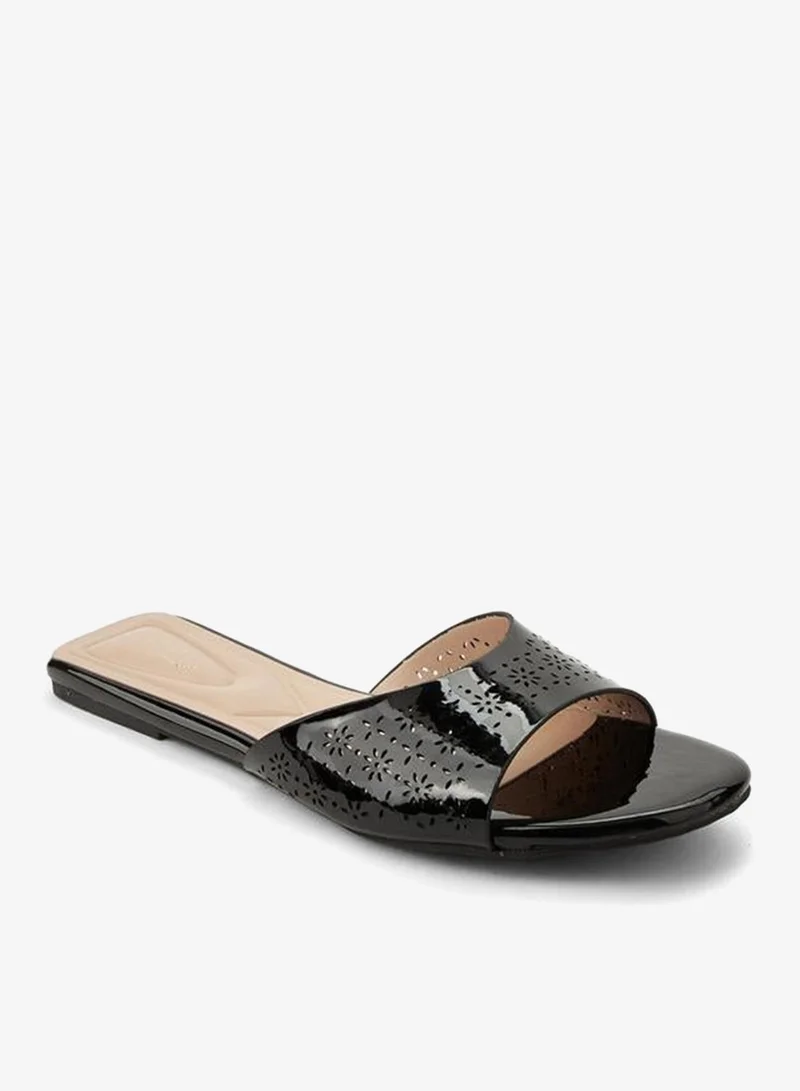 Celeste Women Laser Cut Flat Sandals