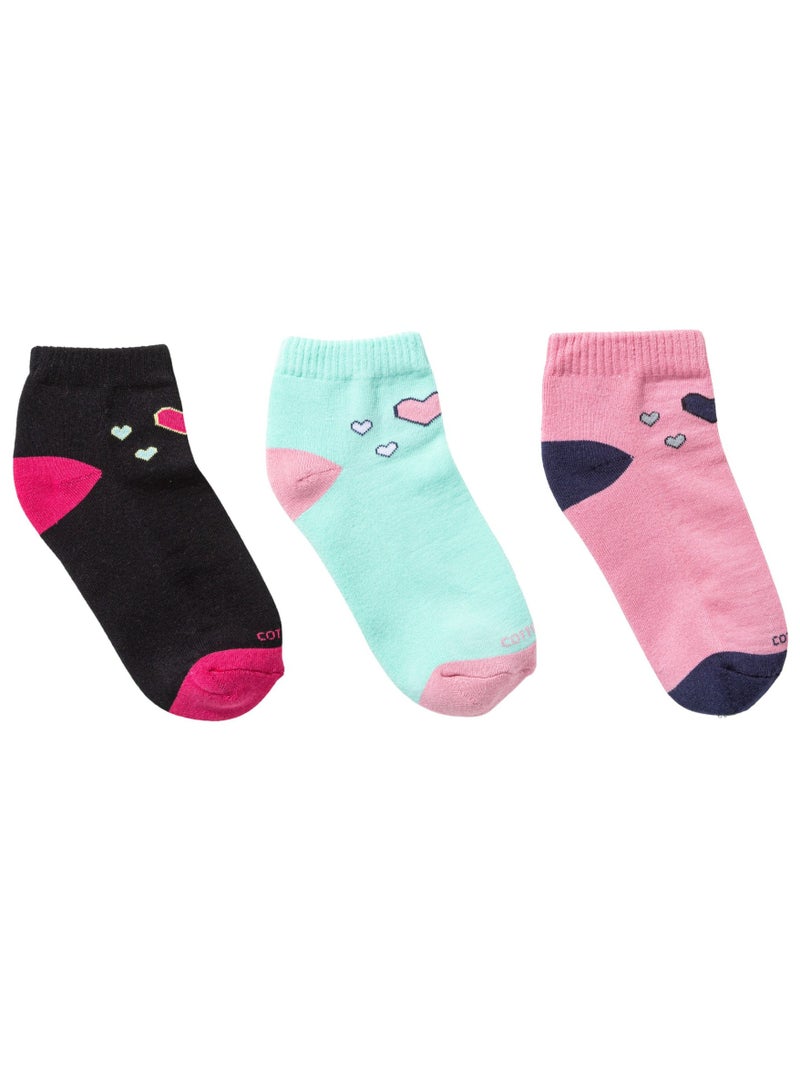 COTTONIL Pack of 6 Half Towel Cotton Socket Socks for Women  - Image 2