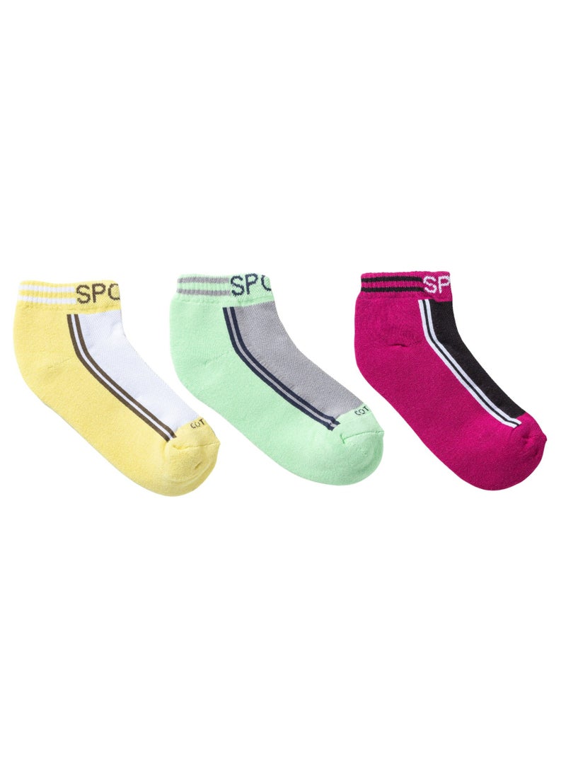COTTONIL Pack of 6 Half Towel Cotton Socket Socks for Women  - Image 4