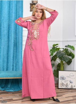 Embroidered galabiya made of comfortable and soft material on the skin. Delicately decorated with distinctive texture. Multiple sizes to suit many different tastes and categories. - pzsku/ZA4AC84DC03D8841111F5Z/45/_/1708012818/8411d3af-13a3-447d-b15c-262bb57a7231