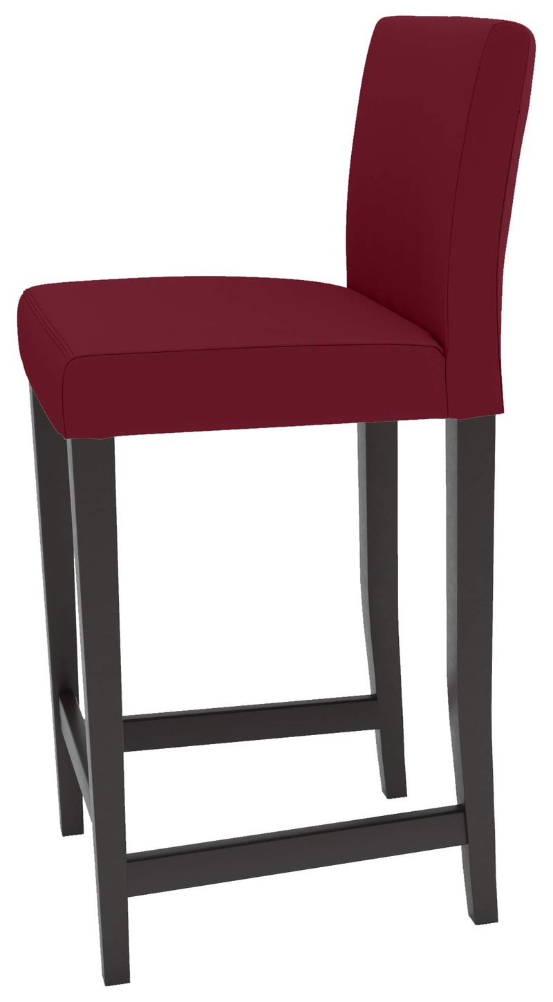 Custom Slipcover Replacement The Heavy Duty Cotton Henriksdal Bar Stool with Backrest Cover Replacement is Made Compatible for IKEA Henriksdal Bar Stool Chair Cover Or Slipcover (Wine Red) - Image 2