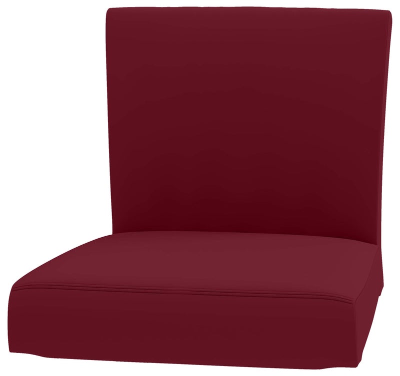 Custom Slipcover Replacement The Heavy Duty Cotton Henriksdal Bar Stool with Backrest Cover Replacement is Made Compatible for IKEA Henriksdal Bar Stool Chair Cover Or Slipcover (Wine Red) - Image 1
